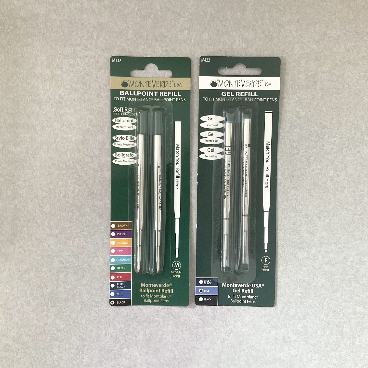 Monteverde Ballpoint Pen Refill to fit Montblanc Ballpoint Pens