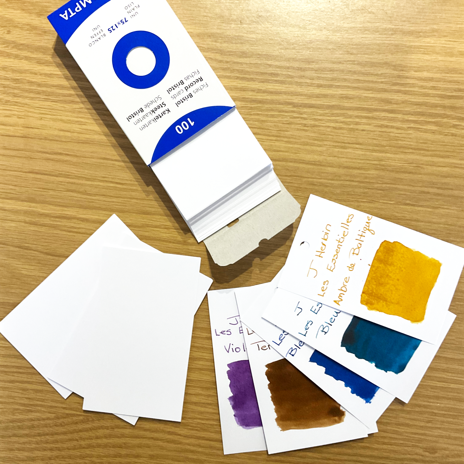 Ink Swatch Cards